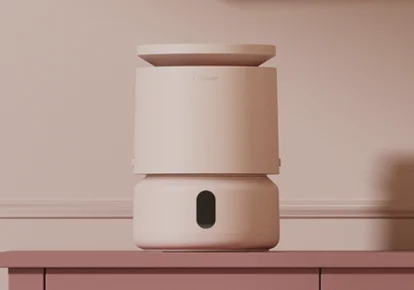 DreamWell Mini Humidifier H21 Aurora Blush、ピンク色の加湿器