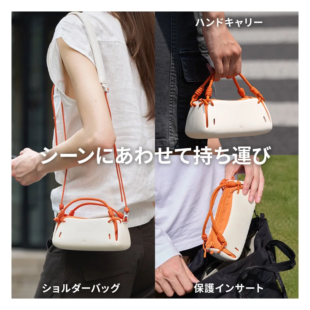 ショルダーバッグ、ハンドキャリー、保護インサートで使う白いバッグ