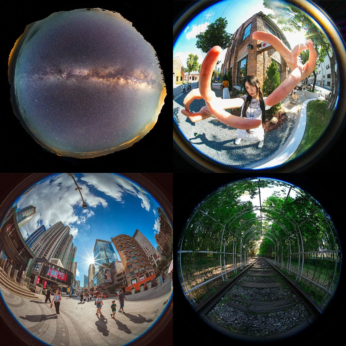 AstrHori 8mm F2.4 CIRCULAR FISHEYEの円形魚眼作例4点