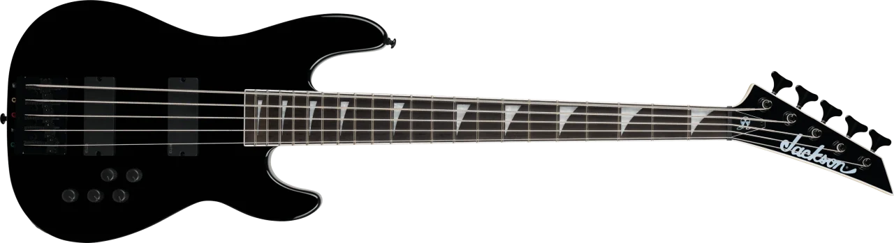 Jackson David Ellefson CB V Concert Bass、黒い5弦ベース