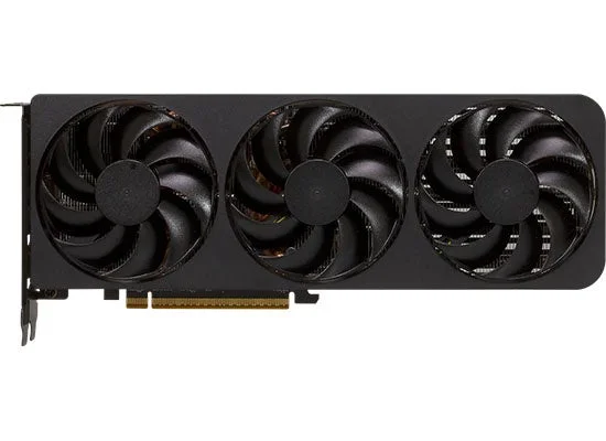 Crowxis Radeon RX 9070 XT トリプルファン搭載グラフィックボードの正面