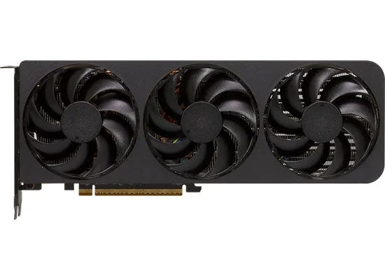 Crowxis Radeon RX 9070 GRE トリプルファン搭載グラフィックボードの正面