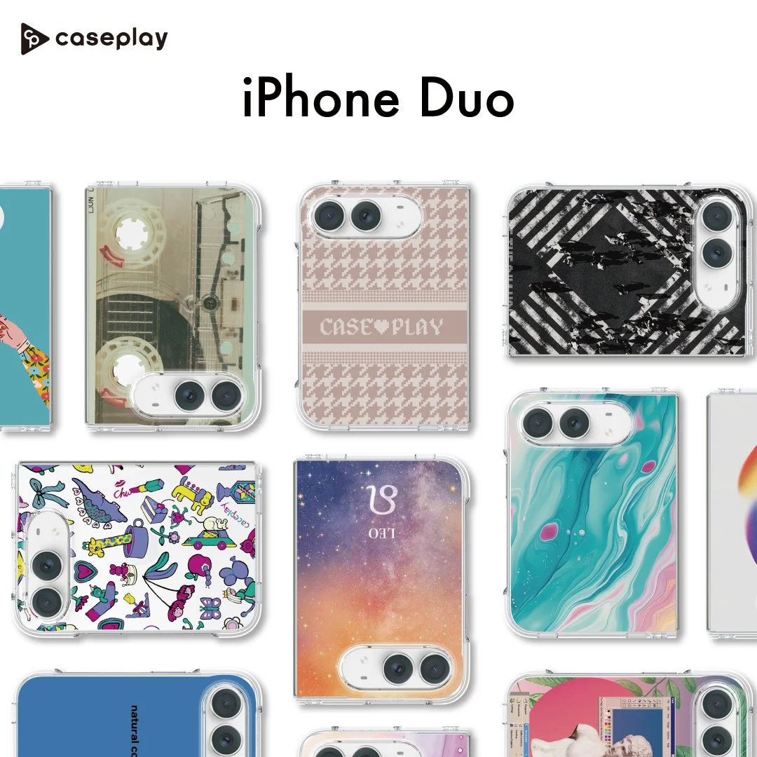 caseplay iPhone Duo対応スマホケースの多彩なデザイン一覧