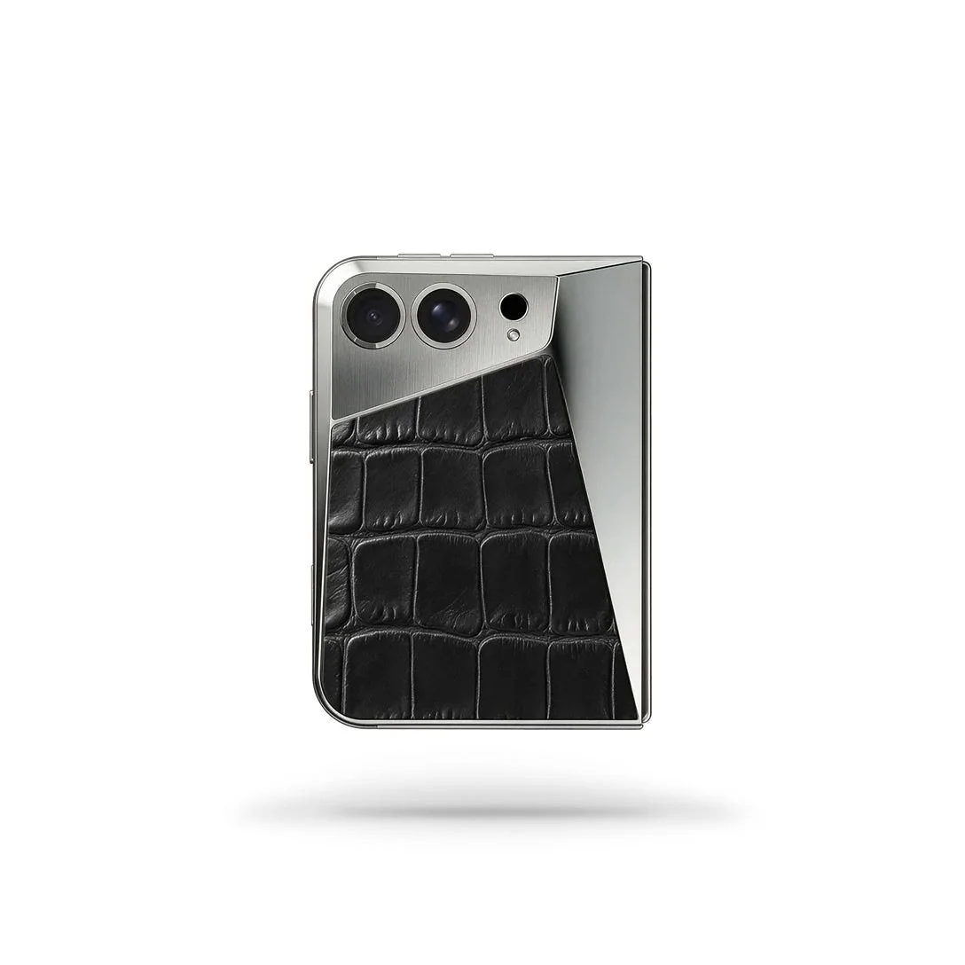 iPhone Case Duo EV - Magnetic Shield Alligator Edition - Black