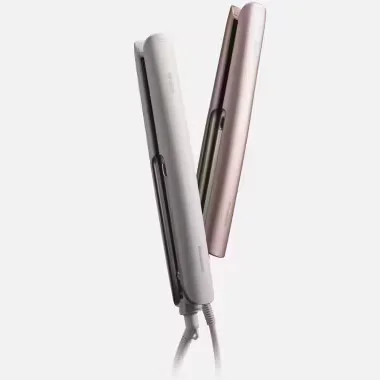 ストレートアイロン ナノケア EH-HN30のベージュとピンク系の2本