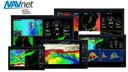 NavNet TZtouchXL マルチファンクションディスプレイ複数台の画面表示