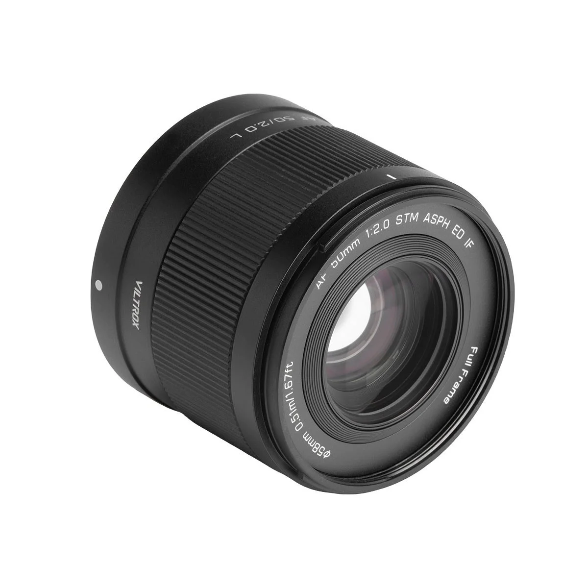 Viltrox AF 50mm F2.0 AIR L 標準単焦点レンズの黒い外観