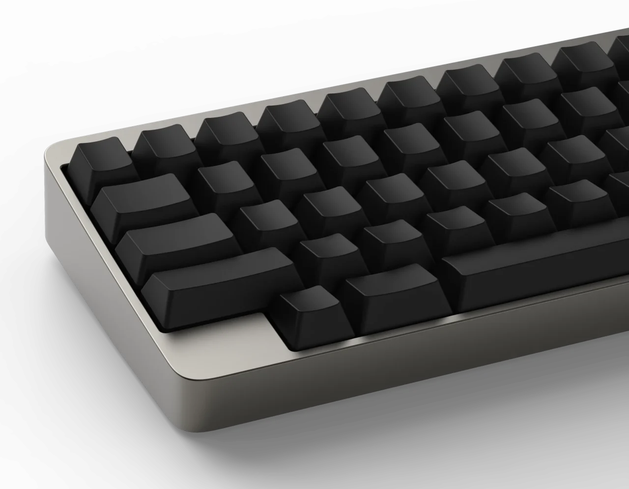 アルミ削り出し筐体のHHKB Professional Elite 黒いキーと金属質の筐体