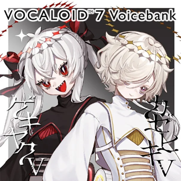VOCALOID7 Voicebank ゲキヤクV / カゼヒキVのキャラクターイラスト