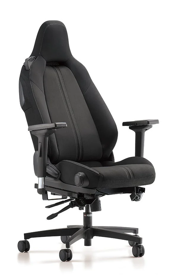 マルチキャスターPRO NDロードスター用の黒いシート型キャスター付きチェア
