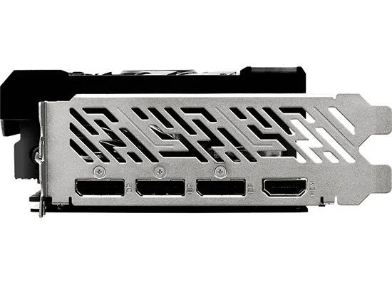 RX9070GRE CL 12G の金属製ブラケットと映像出力端子