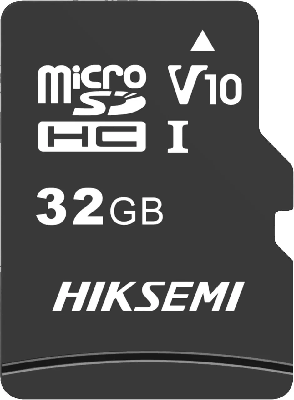 HIKSEMI 32GB microSDHCメモリーカードの黒い表面