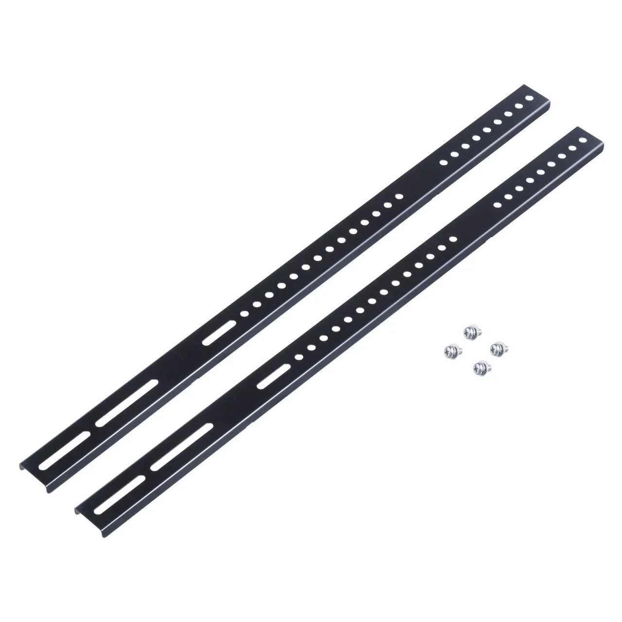 VESA400用変換金具 CR-PLS7の黒い金具2本とネジ4個