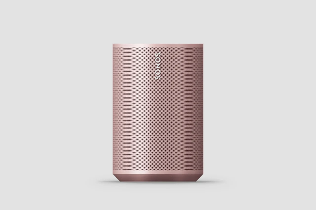 Sonos Era 100 (Rose Gold)の円筒形スピーカー正面
