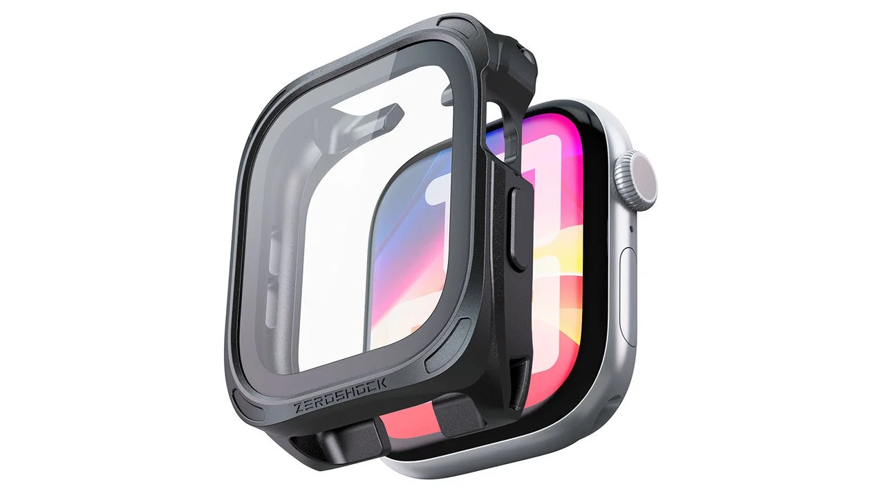 Apple Watch用防水ZEROSHOCKケースを本体から外した様子