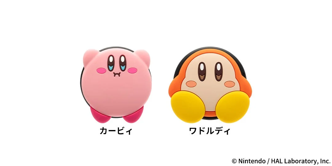星のカービィ iFace Figure Type MagSynq Grip Holder のカービィとワドルディ